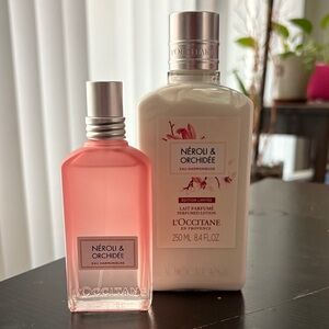 LTD EDT: L'OCCITANE Néroli & Orchidée Pink Eau de Toilette and Cream Lotion Set